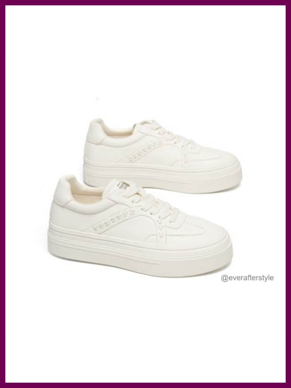 Platform Sneakers Women Genuine Leather Comfort Walking Casual Lace Up Shoes